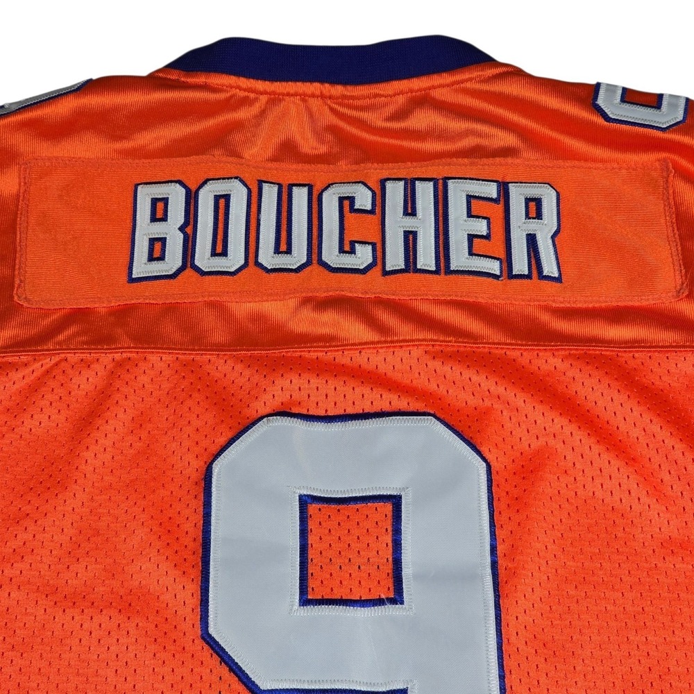 The Waterboy Bobby Boucher #9 Molpe Football Jersey Adam Sandler Orange Men's L - Picture 6 of 8